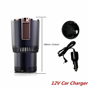

Dropship 12V Car Cooling Cup 2-in-1 Car Office Cup Warmer Cooler Smart Car Cup Mug Holder Tumbler Cooling Beverage Drinks Can