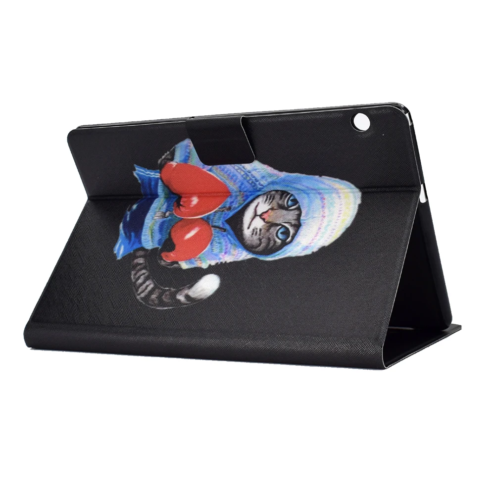 Чехол-подставка из искусственной кожи для huawei MediaPad T5 AGS2-W09 L09 L03 W19 10,", противоударный чехол для планшета с мультипликационным принтом