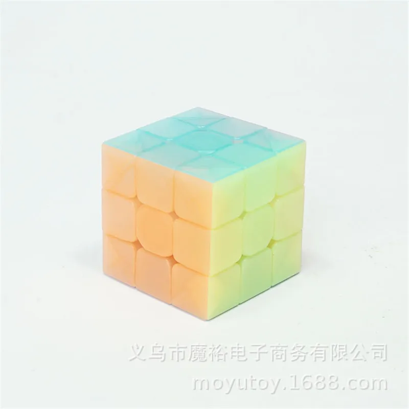 

Qiyi Warrior W 3x3x3 Jelly Magic Cube Speed Contest Twist Puzzle Intelligence Toys Stickerless Qiyi Mofangge Educational Toy