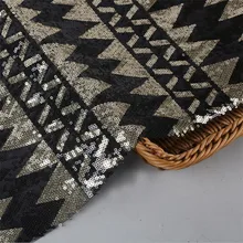 Lace166 белая и черная вышитая сетчатая Пряжа Ткань с блестками модные женские платья платье для выступлений на сцене Одежда Декоративные DIY ткани