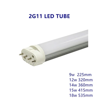 

PLL 2G11 LED Lamp 4pin LED Tubo 2G11 base 12W 14W 15W 18W AC96-265V Cold white Warm white CFL Replacement LED 2G11 225 320 415mm