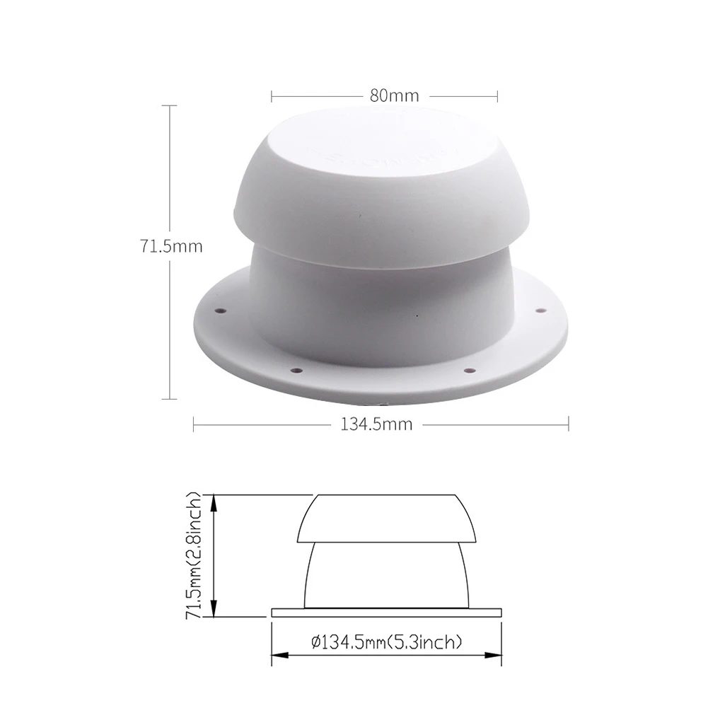 RV Аксессуары для автомобиля форма грибной головки RV верхняя вентиляционная Крышка вентиляционного отверстия для верхнего монтажа круглая выпускная вентиляционная крышка