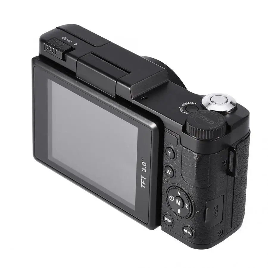 24MP Full HD DV 1080P 4 раза цифровой зум вращающийся Экран широкий угол обзора Камера штепсельная вилка стандарта США
