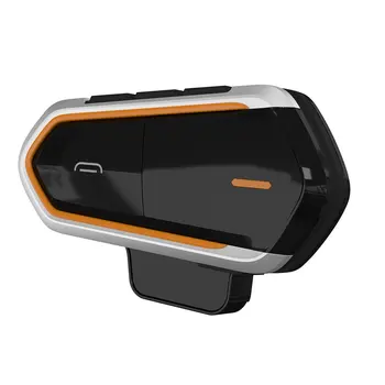 

QTBE6 Motorcycle Helmet Intercom Headphones Wireless Intercom Handsfree Waterproof FM Radio Headset Motorcycle Headphone