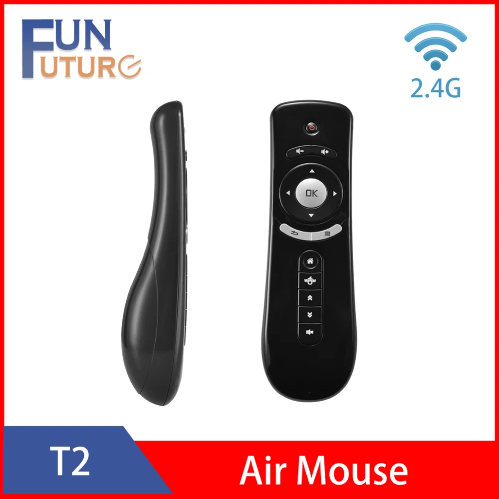 T2 Air Mouse 2 4G Беспроводная t2 клавиатура для Android TV Box дистанционное управление 3D Sense