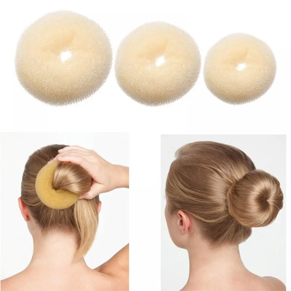 

1pcs New Fashion Donut Hair Ring Elegant Women Girls Magic Shaper Donut Hair Ring Bun Fashion Hair Styling Tool Accessories