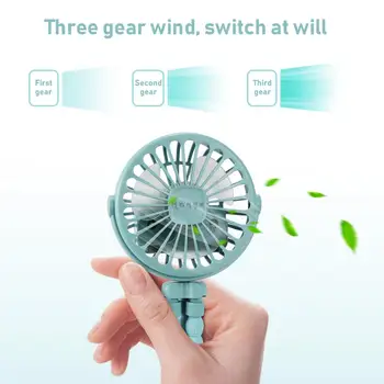 

Originality octopus Baby Stroller Small Fans Electric Adjustable Handheld anti-clip USB Mini Air Colling Fold Portable Fan