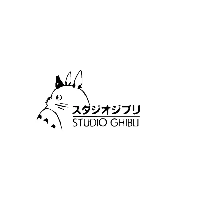 

Hot Cartoon Totoro Ghibli Car Sticker Vinyl Auto Motorcycle Decals Bumper KK Decal PVC 13cm*11cm
