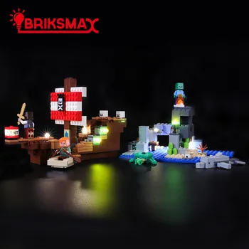 

BriksMax Led Light Up Kit For The Pirate Ship Adventure Model Building Blocks Toy Model Lighting Set Compatible With 21152