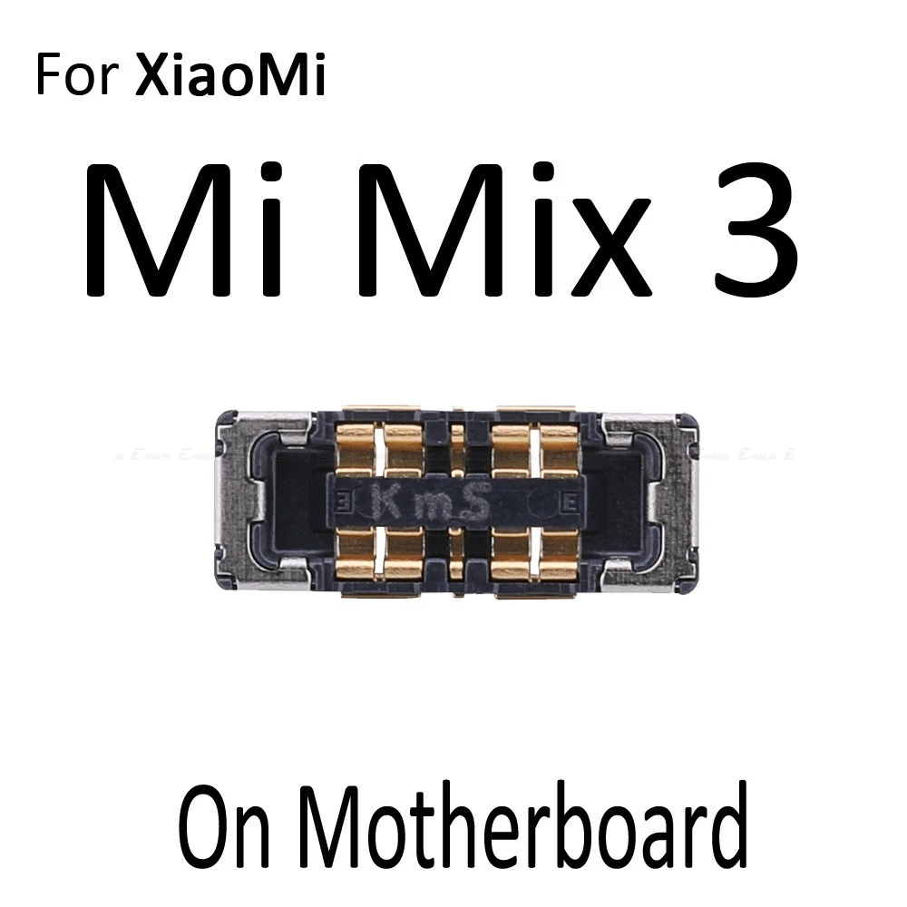 5 шт. FPC Разъем Держатель батареи зажим контакт для Xiaomi mi 4C 4i mi x 2S Max Note 2 красный mi 3 Pro 3S 3X 4A Note 3 на плате - Цвет: For Xiaomi Mi Mix 3