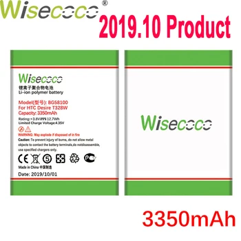 

WISECOCO 3350mAh BG58100/BG86100 Battery For HTC Desire U V VC X T328D T328e T328W T327D T327T T327W T329D T329T T329 Phone