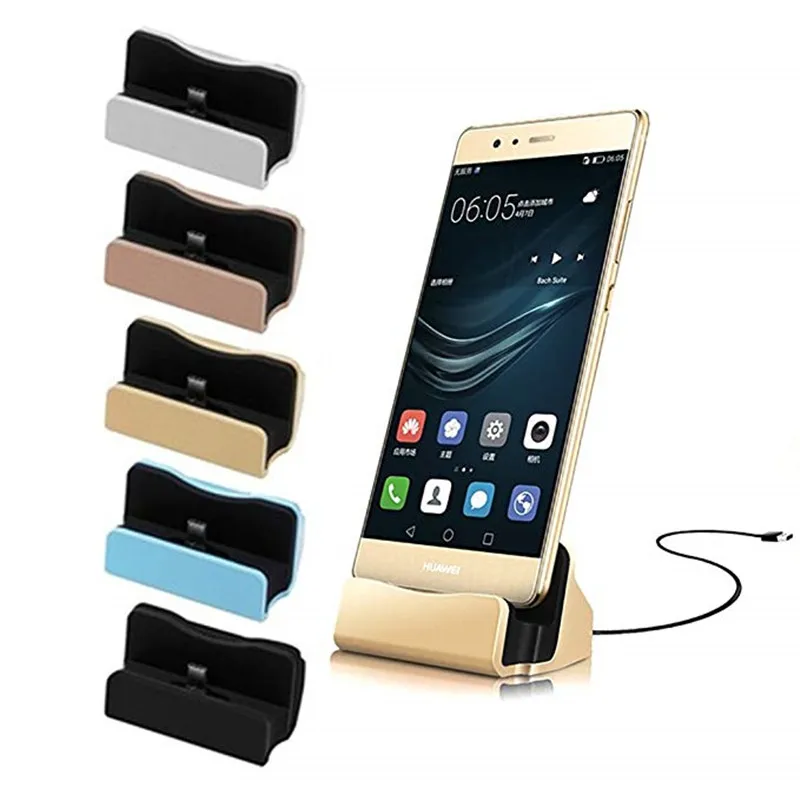 

Micro USB & Type C Stand Metal Dock Charger for Huawei P20 P10 P9 lite P Smart plus Honor 7C 7A Pro 5c 5a 7X 9 lite 10 Mate 20 9