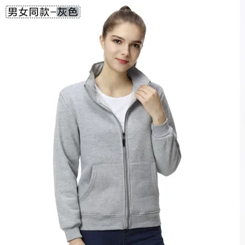 

Solid color autumn and winter women's sweatshirt casual hooded sweatshirt