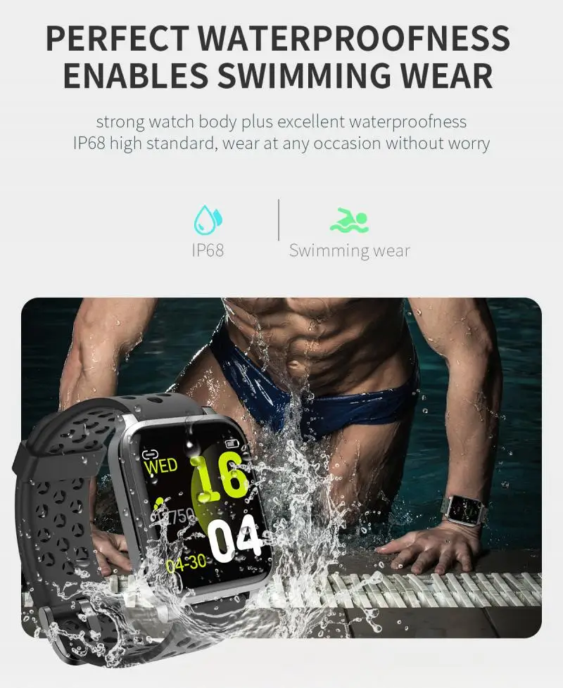 

NEW X3 Color screen smart dynamic bracelet static heart rate silicone IP68 Sports waterproof exercise heart rate monitoring