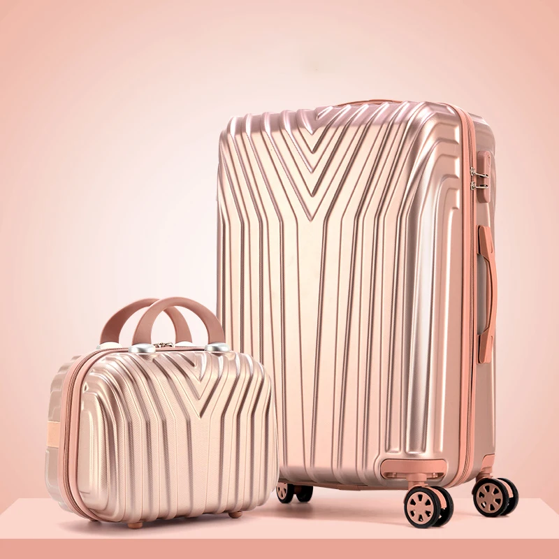 merk op federatie Slechte factor 20 "22" 24 "26" 29 "Inch Hoge Kwaliteit Koffers Pc Rollende Koffer Op  Wielen Reizen bagage Set Universele Wiel Reis Trolley Case _ - AliExpress  Mobile