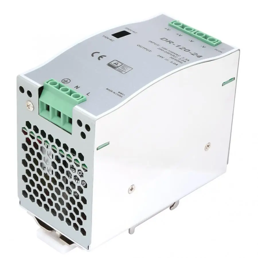 RP-120-24 Din Rail single output switching power supply 120W100~240V/24V/ 5A AC/DC switching power supply
