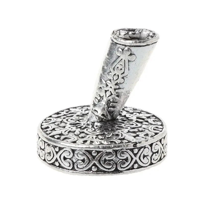 Винтажный металлический круглый держатель ручки для пера перо Dip ручки школьные офисные канцелярские принадлежности студенческий подарок Мода - Цвет: C
