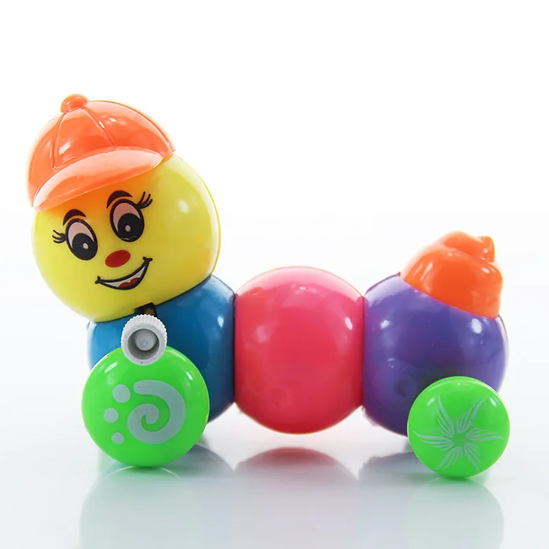 Заводная игрушка шляпа красочная гусеница детская игрушка стойло Горячая поставка товаров подарок