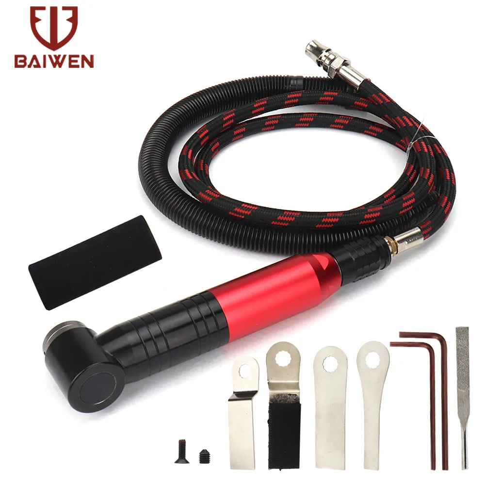 Luft Auto Windschutzscheibe Entferner Glas Abgeschnitten Klinge Kit Reiniger Cutter Pneumatische Glas Kleber Cutter Silikon-dichtstoff Entfernen Werkzeuge – Detail 3
