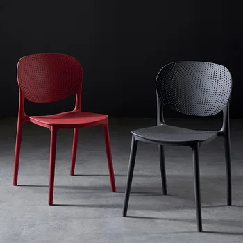 

Nordic Plastic Dining Chair Modern To Work In An Office Computer Chair Home Furnishing Originality Chair Adult Thickening Chair
