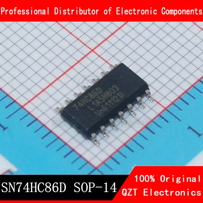 10PCS 74HC86D SOP14 74HC86 SOP SN74HC86DR SN74HC86 SMD new and original IC 10pcs lm324dr sop14 lm324 sop smd lm324dr2g lm324dt sop 14 new and original ic