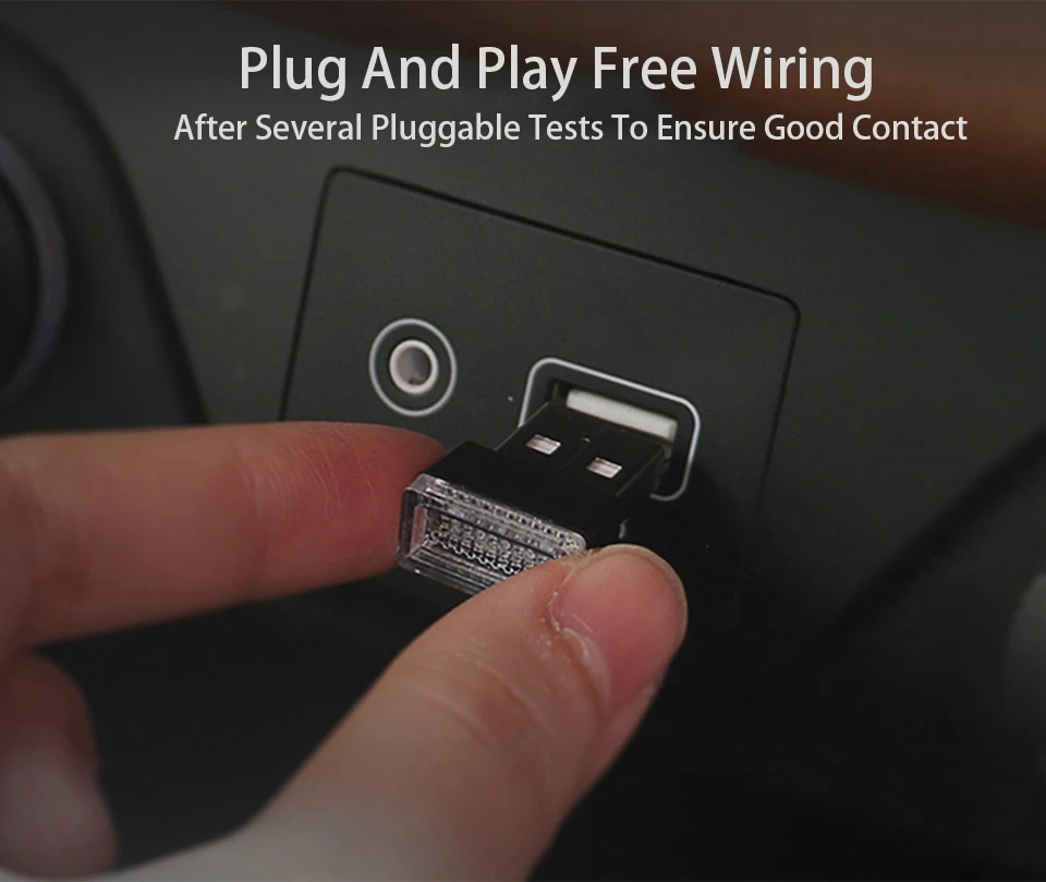 USB светодиодный свет украшение автомобиля интерьер Bling автомобиль аксессуары для девочек украшение для приборной доски Модифицированная автомобильная лампа с рассеянным светом