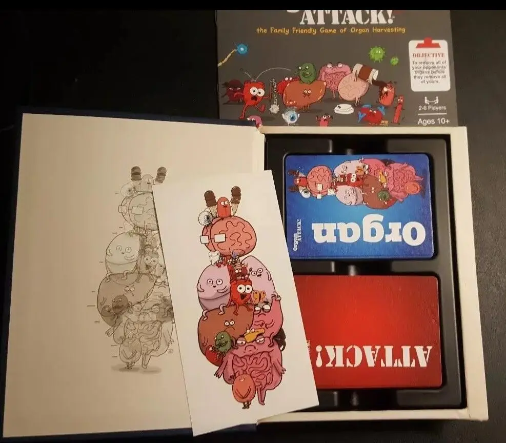 Органная атака Attack настольные игры детские настольные игры Вечерние