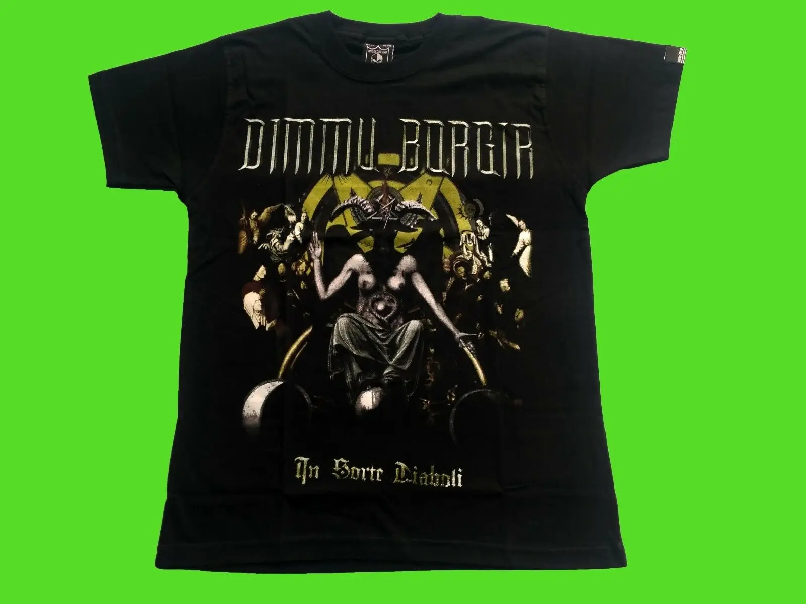 DIMMU BORGIR IN SORTE DIABOLI. Футболка Черная (S) новая футболка с коротким рукавом и принтом в