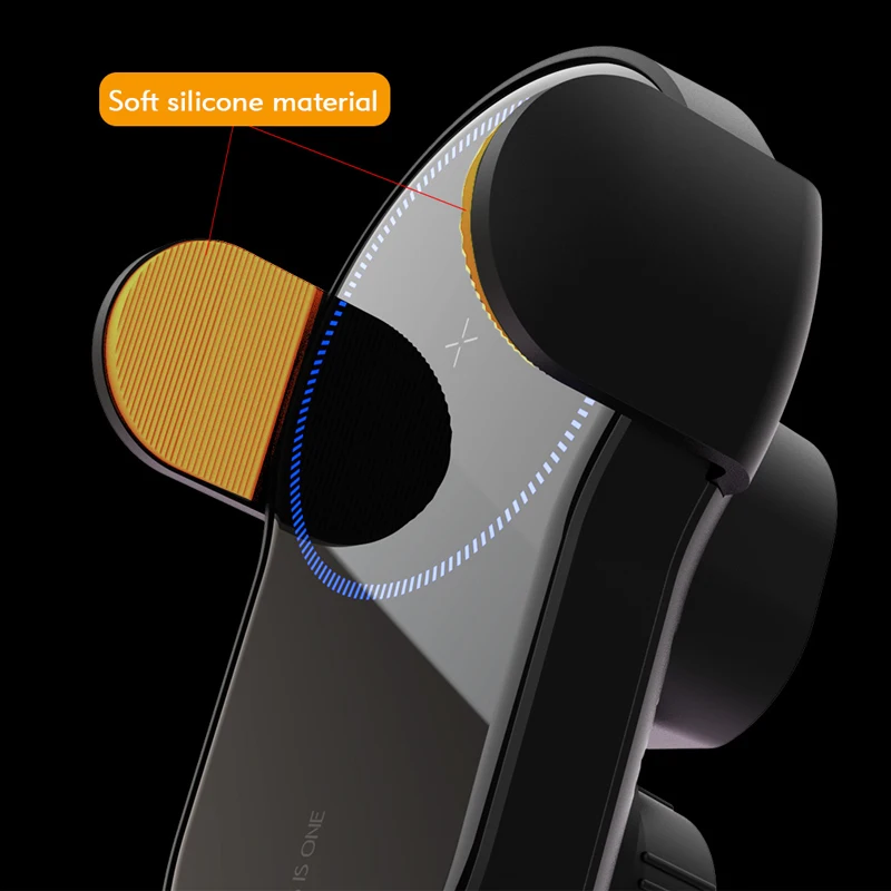 15 Вт Быстрое Qi автомобильное беспроводное зарядное устройство для iPhone 11 Pro XS Xiaomi samsung 9 автоматическое зажимное Беспроводное зарядное устройство Автомобильный держатель для телефона