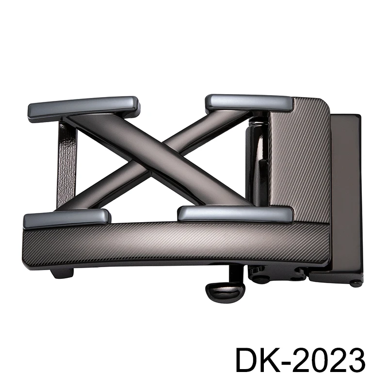 DK-2023 Известный бренд, новые автоматические пряжки для ремней для мужчин, пояс с трещоткой, пряжка для ремня без ремня, подходит для 3,5 см, кожаный ремень с пряжкой - Цвет: DK-2023