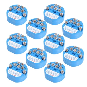 

10Pcs 0-100℃ 4-20MA RTD PT100 SBW Temperature Sensor Transmitter Module