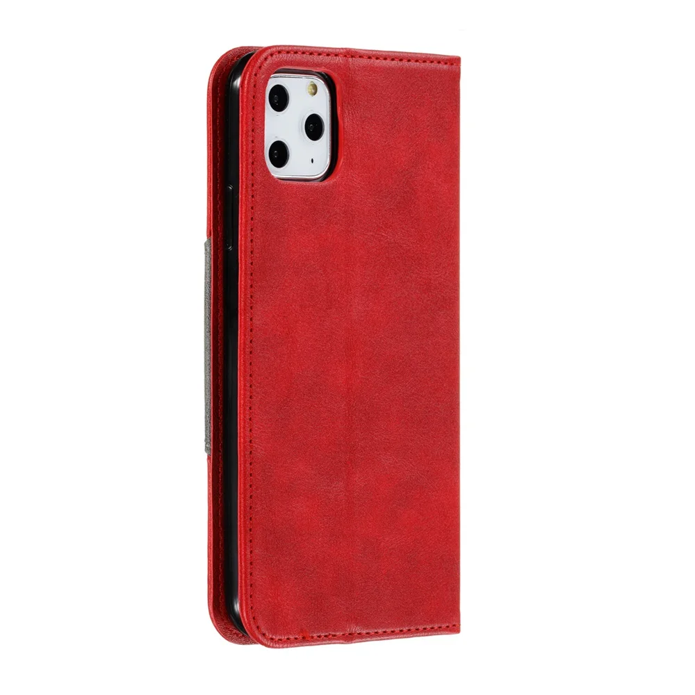 Кожаный чехол для samsung Galaxy S8 S9 S10 Plus Lite Note 9 8 10 Plus Магнитный откидной Чехол для samsung A10 A20 A30 чехол-кошелек - Цвет: Красный