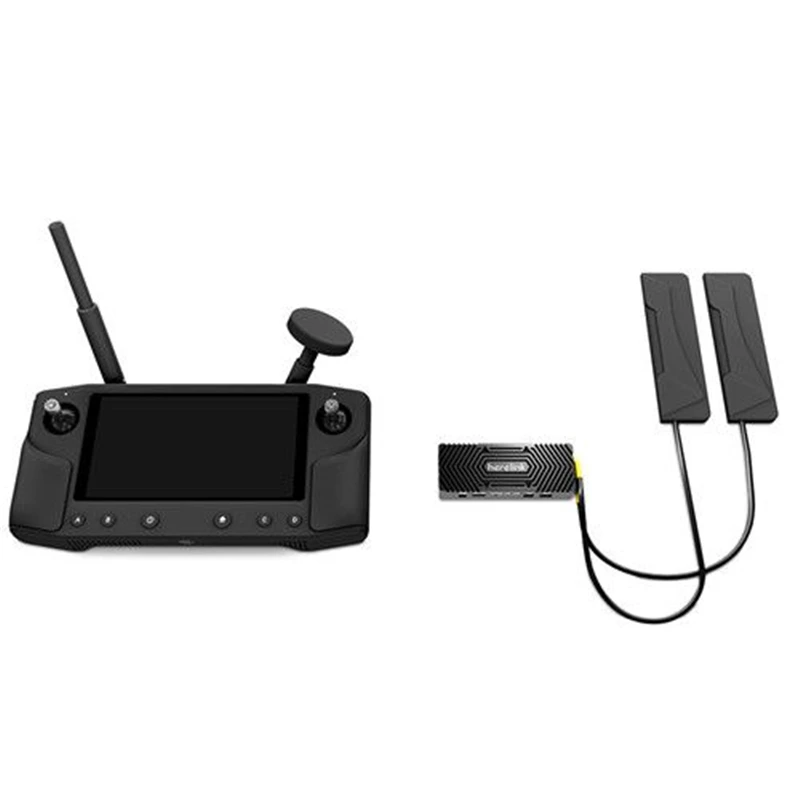 Herelink 2,4 GHz длинный диапазон HD двойной HDMI 1080P 60fps видео QGC система передачи встроенный wifi& gps& 4950 mAh Lipo аккумулятор