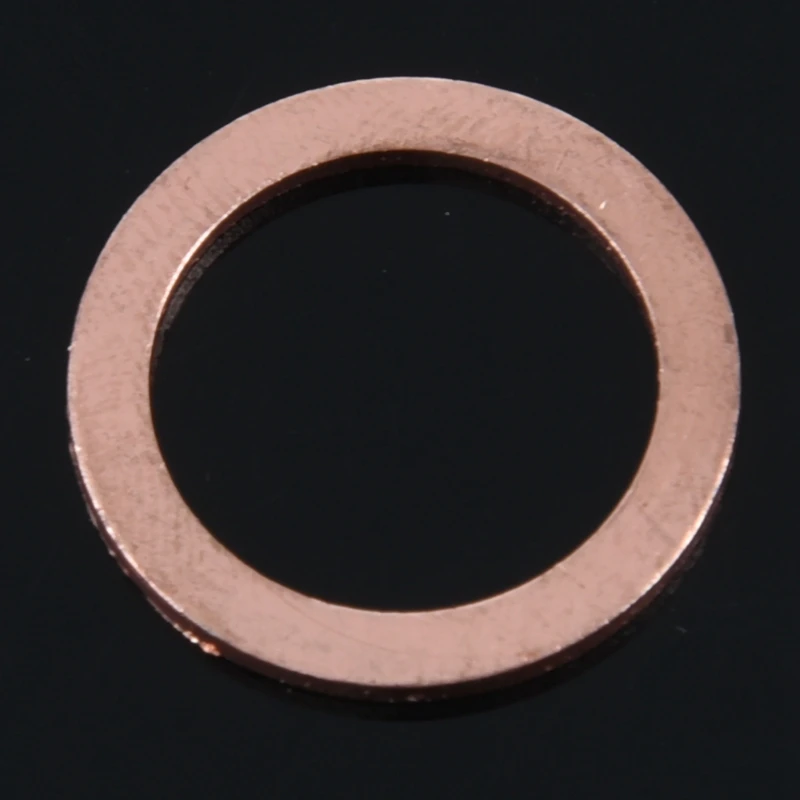 BMBY-150Pcs 8 размеров медные метрические Уплотнительные Шайбы ассортимент