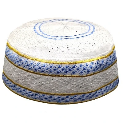 Белые индийские Сатиновые шапочки мусульманские мужские Kippah африканские тюрбаны мужские молитвенные новые хиджаб еврейская шляпа Allah Boina Feminina - Цвет: E