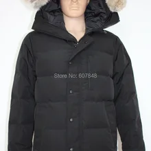 Новое поступление бренд MANASEAMON мужское зимнее пальто Карсон парка гусиный пух перо Fusion fit Куртка Coyote МЕХ G14