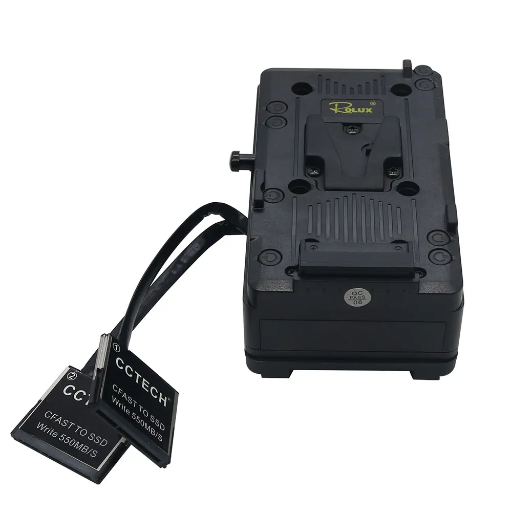 TZT CCTECH CFSSD CFast 2,0 на SSD Blackmagic URSA Mini Broadcast+ V-Mount Plate