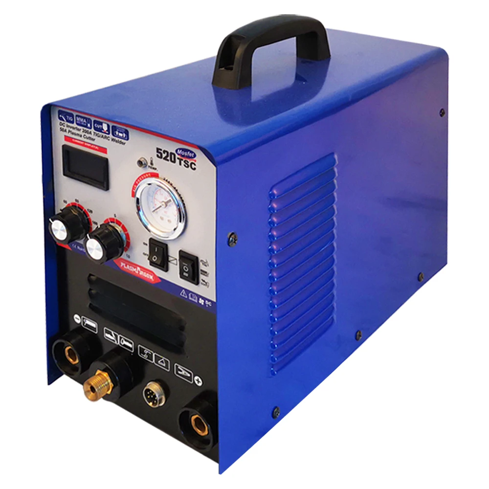 Многофункциональный инверторный плазменный резак 520TSC plassimon 3 в 1 50A 220 А TIG/MMA