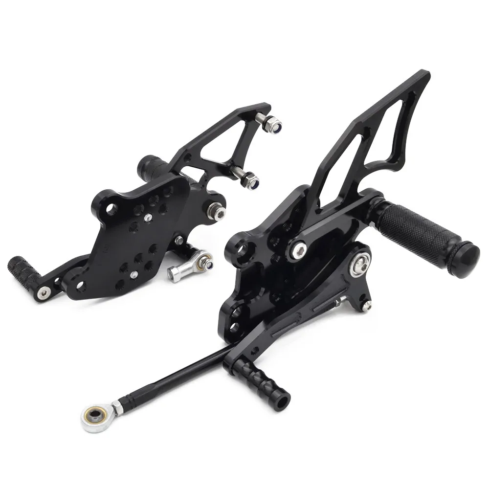 Einstellbare Racing Hinten Sets Fußrastenanlage Fußrasten für Kawasaki Ninja 300 2013 2014 2015 2016 Motorrad Fußrastenanlage – Detail 1