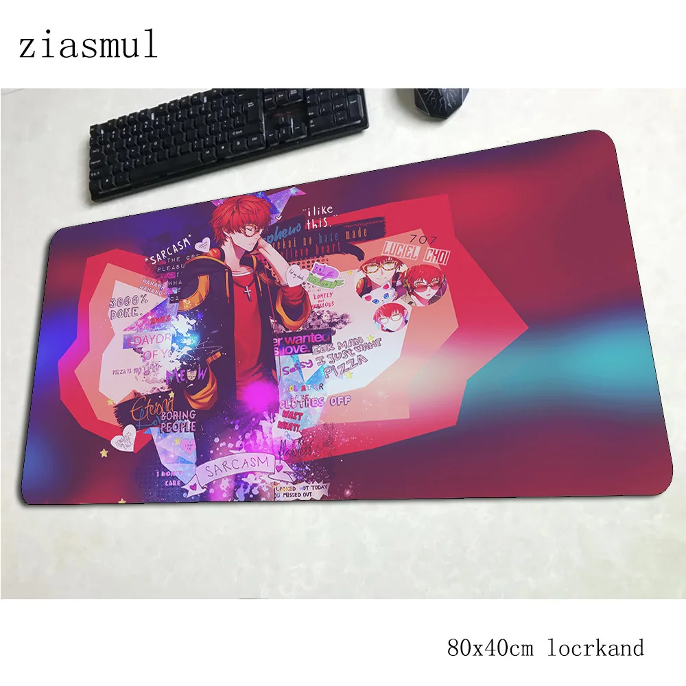 

mystic messenger mousepad 80x40cm Colourful Computer mouse mat gamer gamepad Gorgeous gaming mousemat desk pad office padmouse