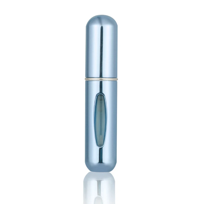 5 ml BLUE YOURWAYS 5 мл 8 мл многоразовый мини флакон-спрей для духов Алюминиевый распылитель портативный дорожный косметический контейнер флакон для духов - Цвет: 5 ml BLUE