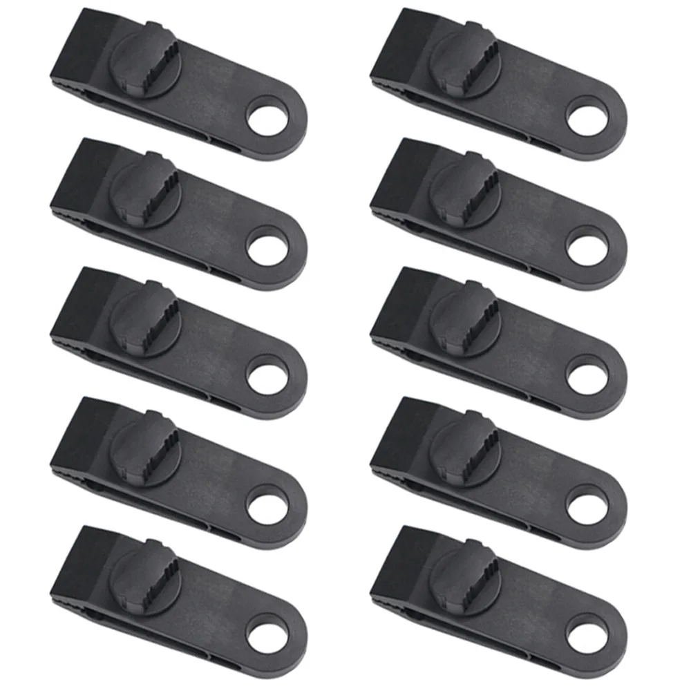 10 Ganci Porta Tenda Da Sole Per Roulotte E Camper - In ABS, Per Appendere Vestiti, Facili Da Installare