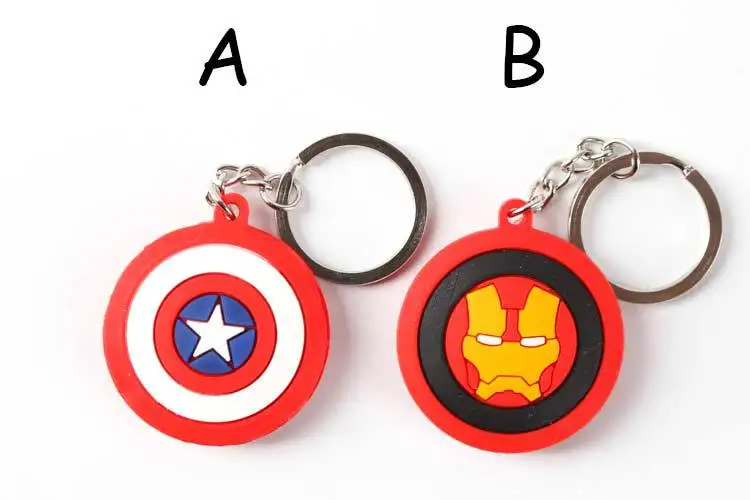 Harri Potter Q Version Keyring Hermione Ron Dobby Voldemort Keychain Soft PVC Pendant Key Chain Action Figure Toys
