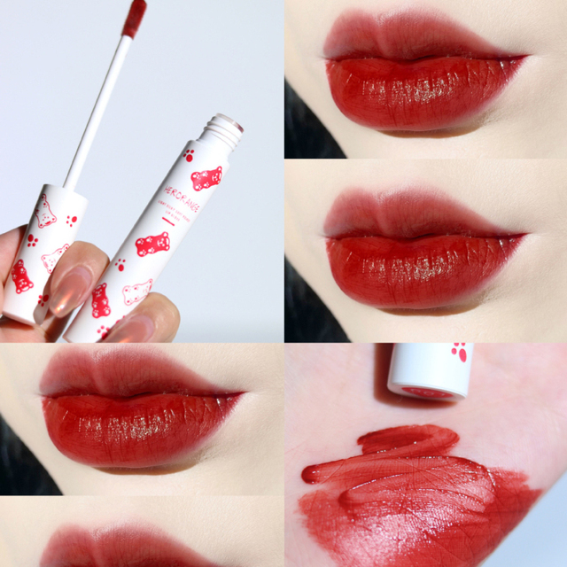 Lipstick Matte Lip Gloss Cosmetic Lightweight Lip Glaze Long Lasting Moisturizing Lip Tint Waterproof 6 Color Lips Makeup