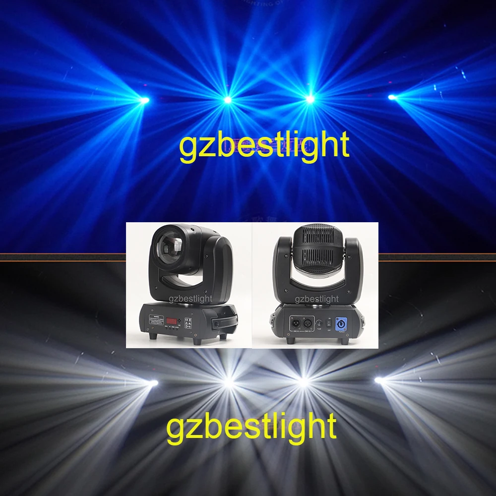 Moving Beam Light LED 100watts 2r Beam 8-facet Rotating Prism Rainbow Effect