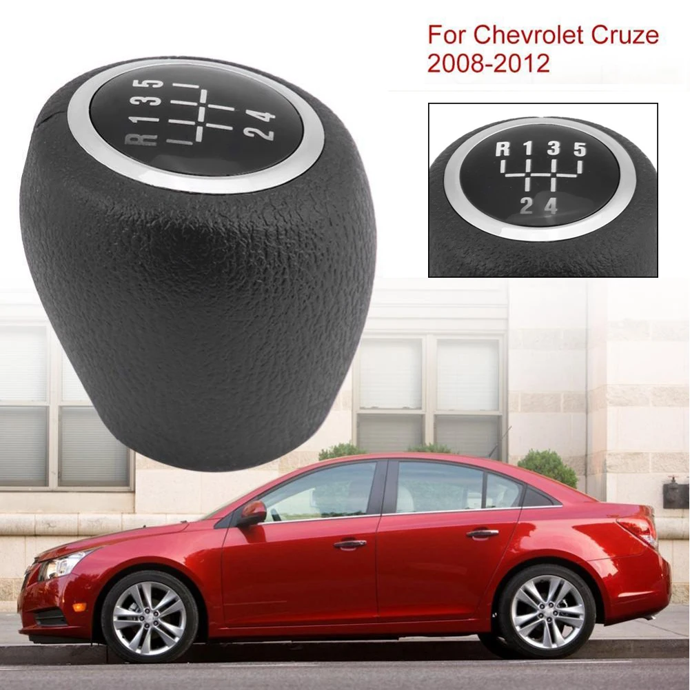 5 Скорость ручной Шестерни переключения Головка рычага для Chevrolet Chevy Cruze 2008 2009 2010 2011 2012 Авто ручка переключения рулевого механизма автомобиля