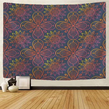 

Bohemian decorative Mandala Indian Mandala Hippie Macrame Tapestry Wall Hanging Boho decor Psychedelic Witchcraft Tapestry