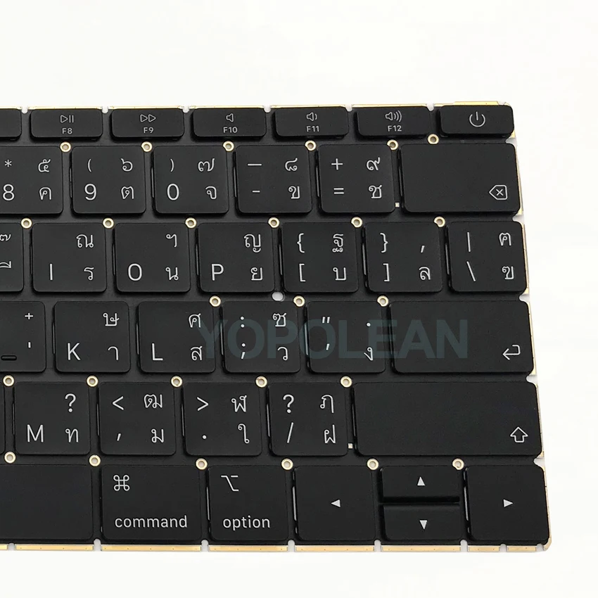 Для Macbook retina 1" A1534 Таиланд Тайская раскладка клавиатуры год