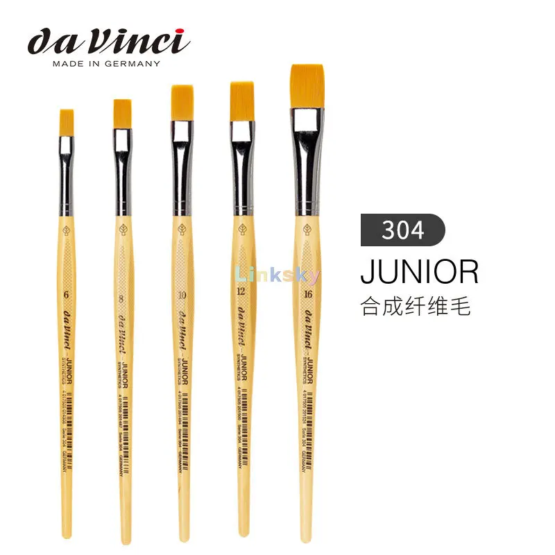 Da Vinci 304 Series Synthetic Brush, Bristle, Yellow,pinsel 304 Junior,schulpinsel,  Borstenpinsel,malen, Malpinsel Neu - Paint Brushes - AliExpress