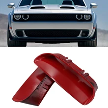 Biseles de capó lateral delantero para coche, cubierta de ventilación de motor roja/negra para Dodge Challenger Redeye 2019-2020, 68378081AB 68378080AB